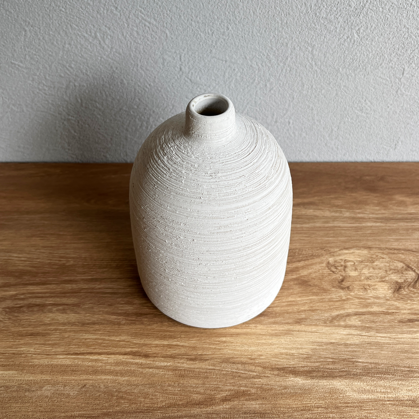 【花瓶】Coron Clay 高さ14cm マットホワイト