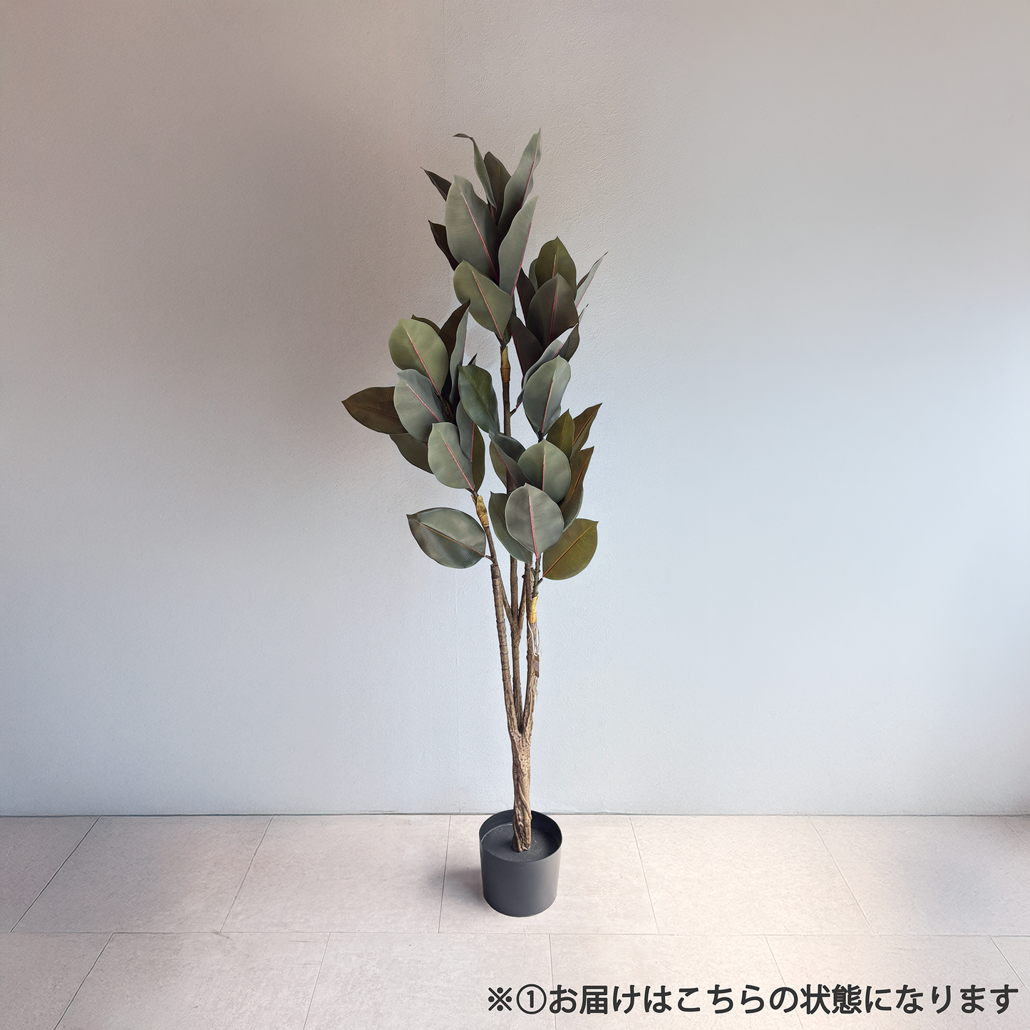 【大型フェイクグリーン】ラバーツリー・ダークグリーン 185cm