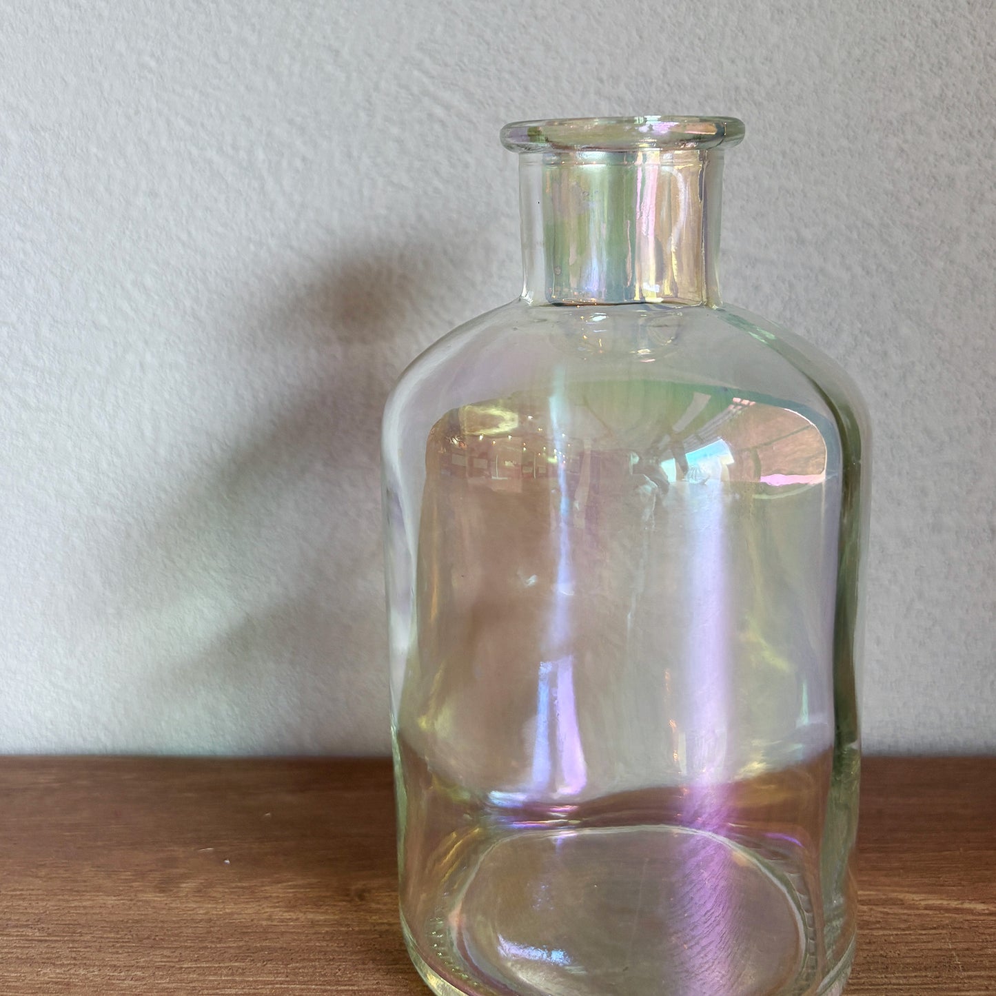 【造花】ベリーリーフブルー & オーロラガラス Bouquet & Vaseセット