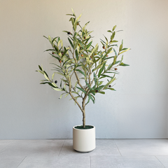 【大型フェイクグリーン】 オリーブモデレートポット 110cm