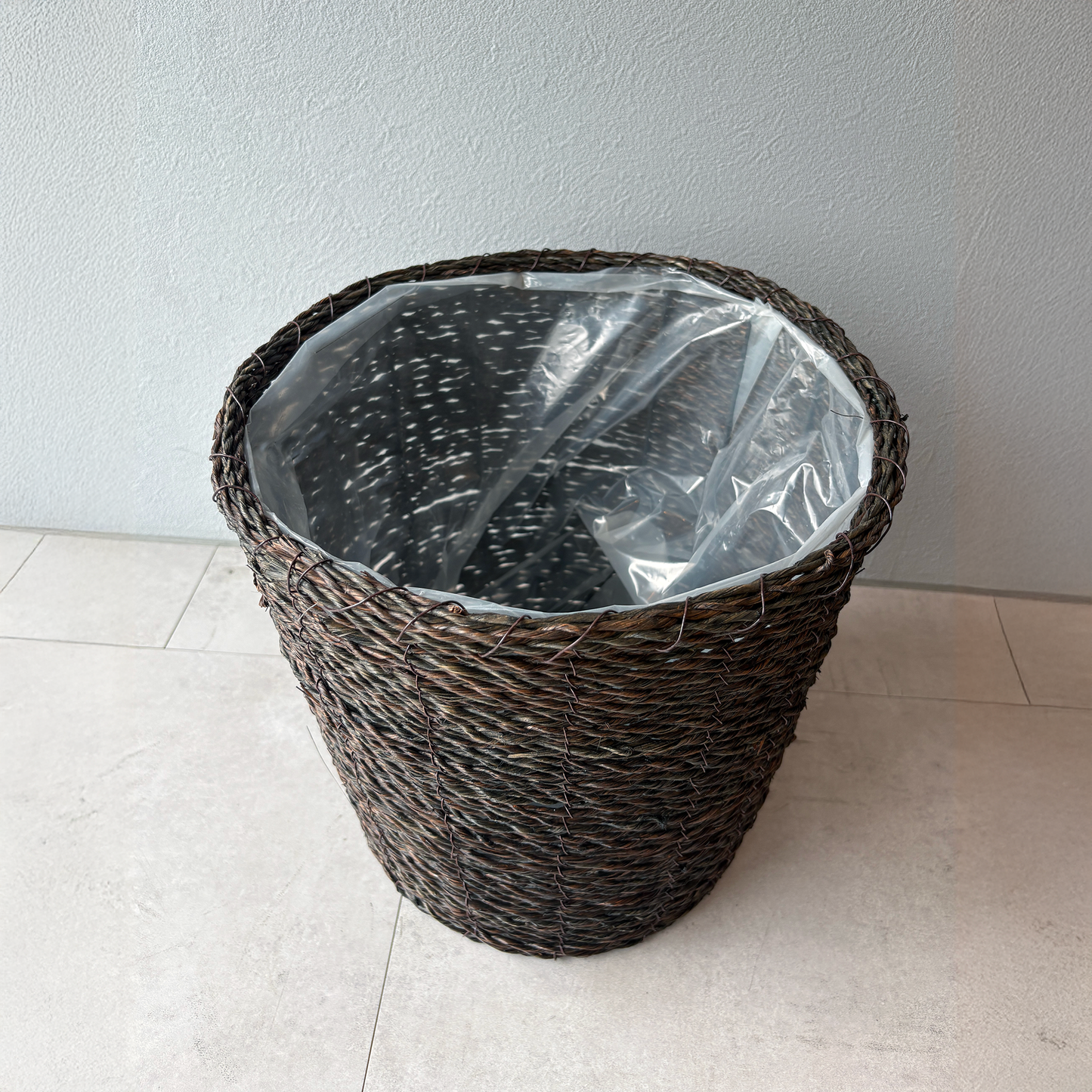 【大型鉢】バンブーバスケット 高さ32cm