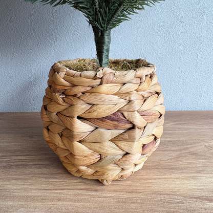 【フェイクグリーン】期間限定販売 クリスマスツリー ナチュラルバスケット 55cm - Christmas Tree