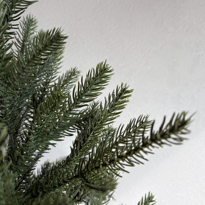 【フェイクグリーン】期間限定販売 クリスマスツリー ナチュラルバスケット 55cm - Christmas Tree