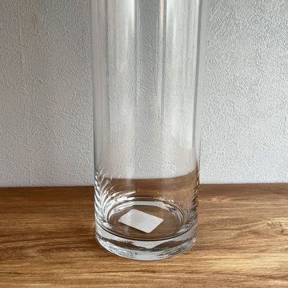 【花瓶】ガラス花瓶   円筒型   高さ40cm