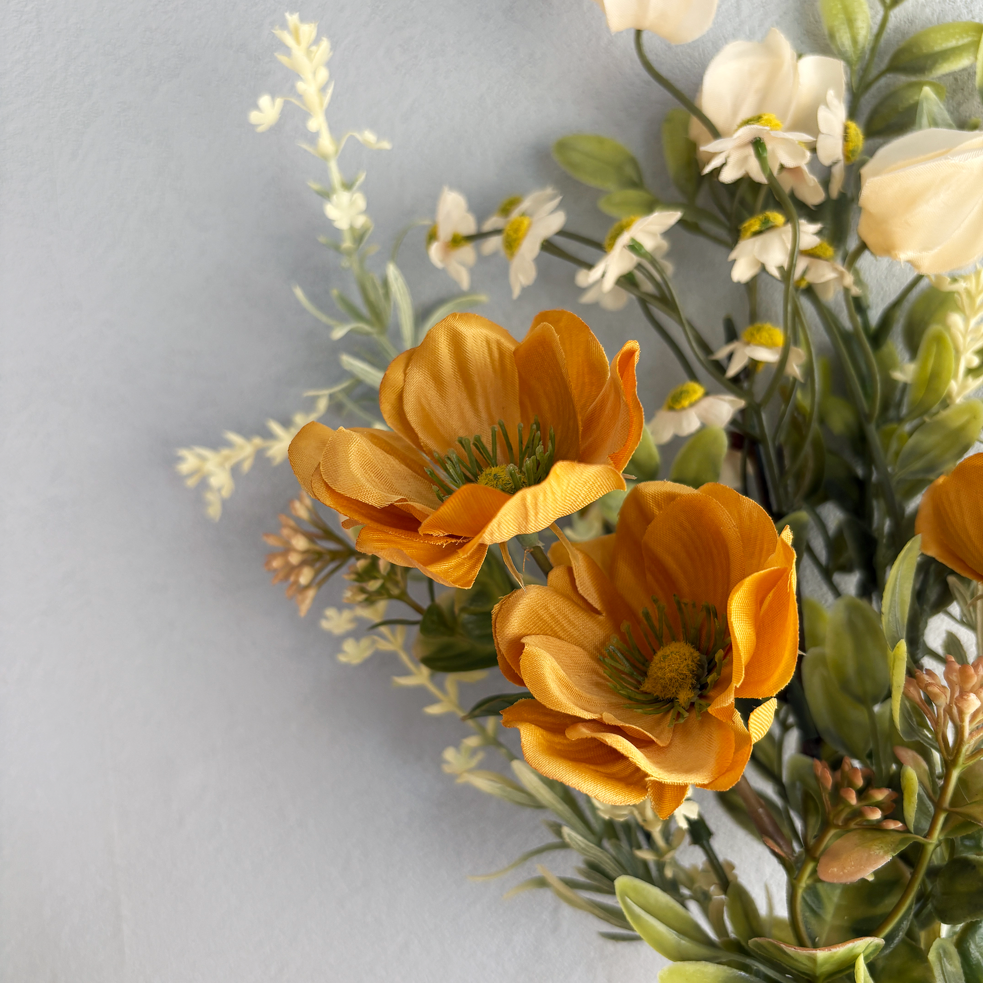 ボタニカルアネモネブーケ アンバー- フェイクグリーン専用通販サイト