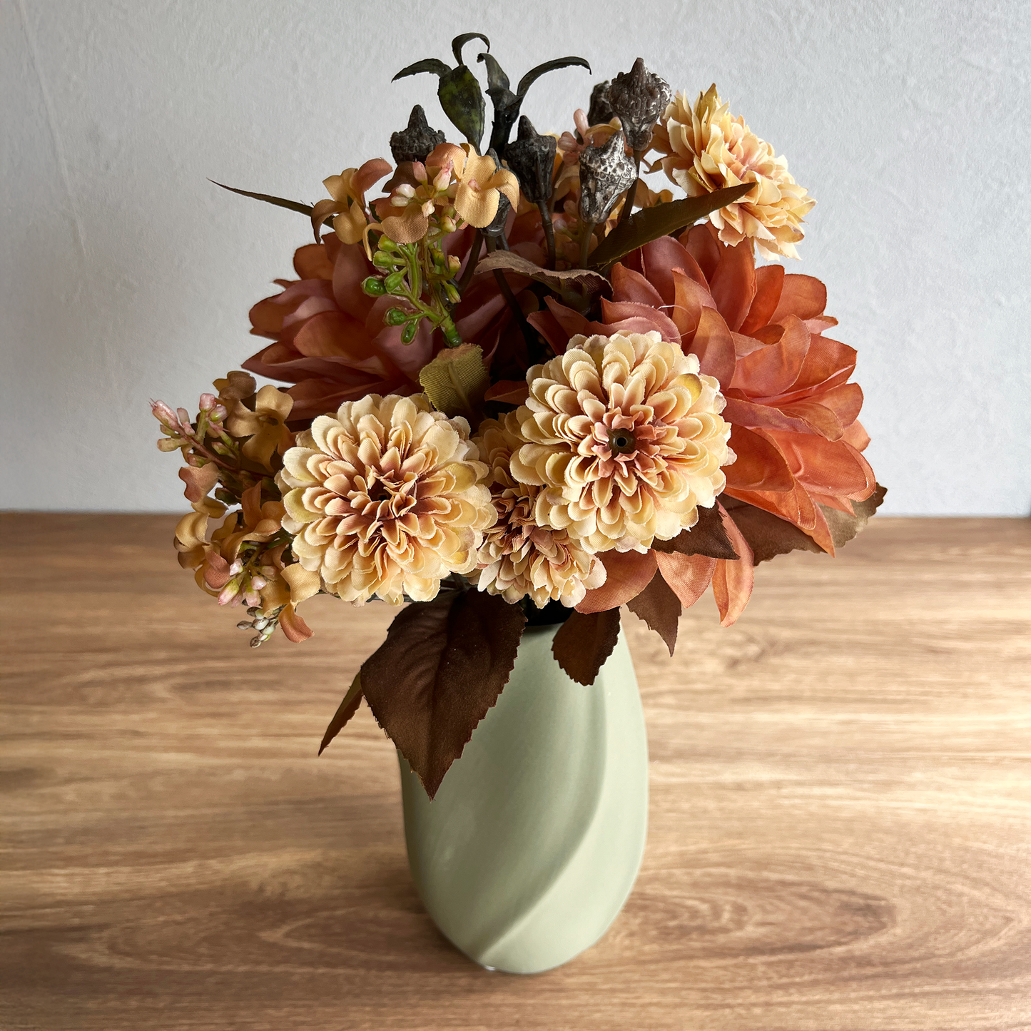 ダリアエスピラル  Bouquet & Vaseセット4