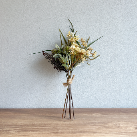 【造花】ドライリーフミックスプティ ナチュラル