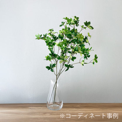 ガラス花瓶   しずく型   高さ25cm　コーディネート事例1