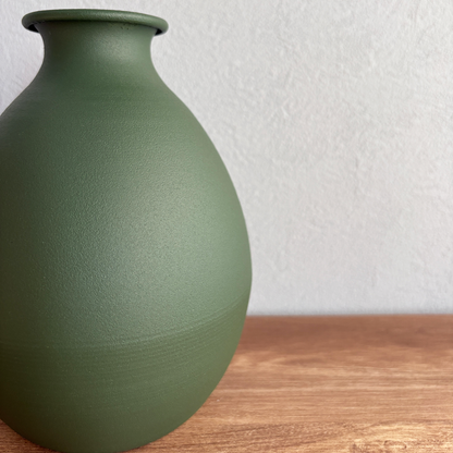 GNOME Vase ノームベース 高さ18cm  スモーキーグリーン3