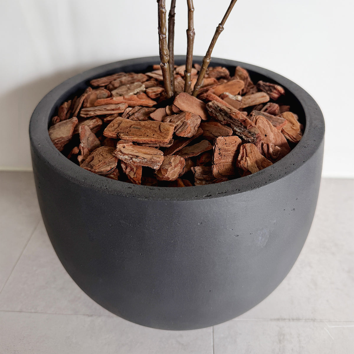 【大型フェイクグリーン】ドウダン 100cm CEMENT POT / GL 8