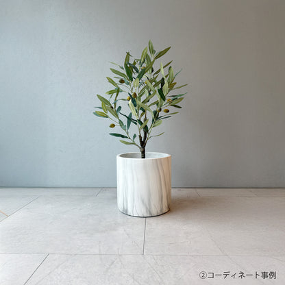 マーブルシリンダーポットデザイン②